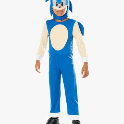 Rubies Sonic The Hedgehog Kostume Deluxe, 9-10 år