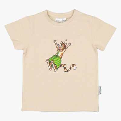 Geggamoja T-shirt Peddersen & Findus, Beige, 110-116