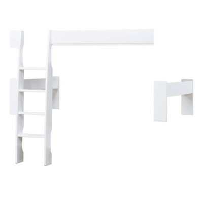 Hoppekids PURE - Køjeseng Modul - 90x200 cm - Hvid