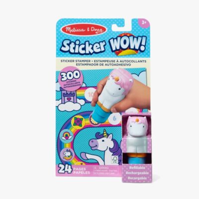 Melissa & Doug Sticker WOW! Ativitetsbog Enhjørning