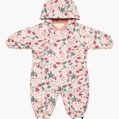 Petite Chérie Atelier Aurora Babyflyverdragt, Pink Print, 74