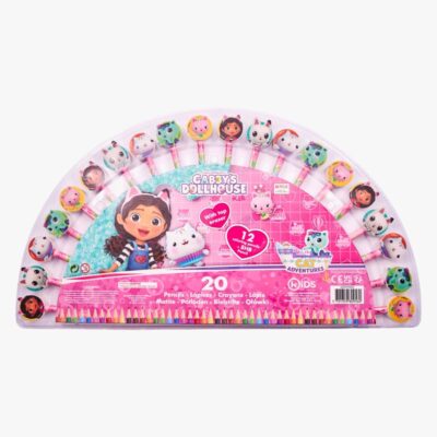 Kids Licensing - Gabby's Dollhouse - 20 Blyant/Farveblyantsæt