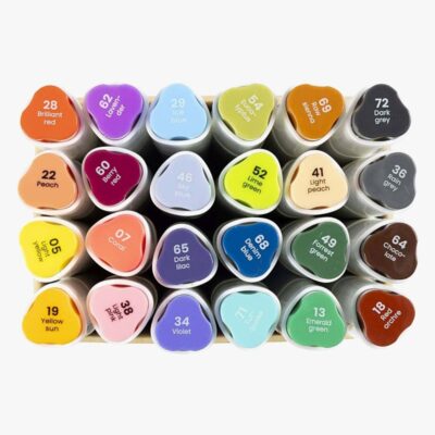 Creativ Company Alkoholbaserede Illustrationstuscher Farve 24st