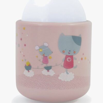 Pabobo Nomad Natlampe Mus, Rosa, Børnelampe