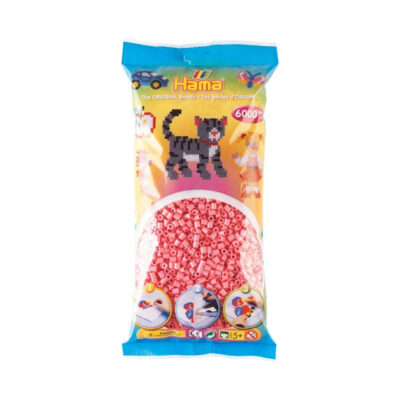 Hama Perler Midi 6000 stk Pink (205-06)