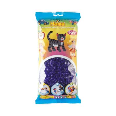 Hama Perler Midi 6000 stk Gennemsigtig Lilla (205-24)