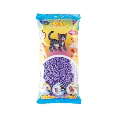 Hama Perler Midi 6000 stk Pastel Lilla (205-45)