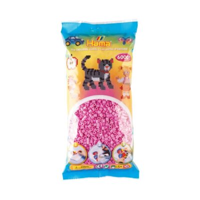 Hama Perler Midi 6000 stk Pastel Pink (205-48)