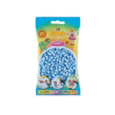 Hama Perler Midi 1000 stk Pastel Isblå (207-97)