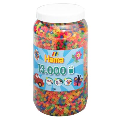 Hama Perler Midi 13000 stk Neon Mix (211-51)