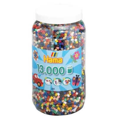 Hama Perler Midi 13000 stk Farvemix 67 (211-67)
