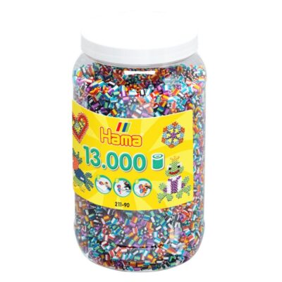 Hama Perler Midi 13000 stk Stribet Mix 90 (211-90)