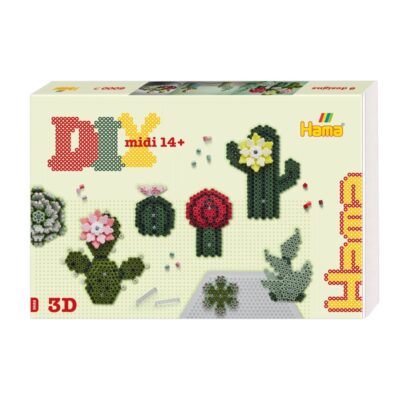 Hama 3D Sukkulenter Perlesæt 6000 Stk.