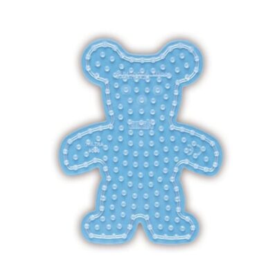 Hama Maxi Perleplade - Bamse 19,5x15,5 cm - Gennemsigtig (8204TR)