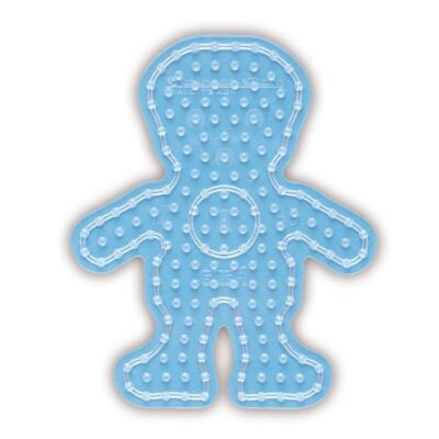 Hama Maxi Perleplade - Dreng 19x16 cm - Gennemsigtig (8208TR)
