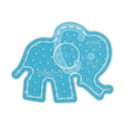 Hama Maxi Perleplade - Elefant 14 x 11,5 cm - Gennemsigtig (8230TR)