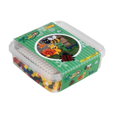 Hama Perler Maxi 600 stk + 1 Perleplade Nr. 8214 i bøtte (8744)