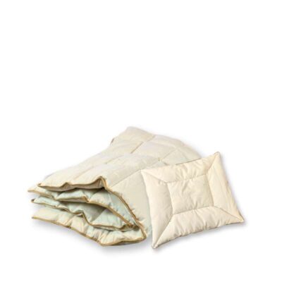 Oh'Naturel Dyne og Pude - 70x100 cm. - Kapok/Baby
