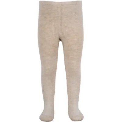Bamboo strømpebukser - OFF WHITE MELANGE - 0-1/2 Y