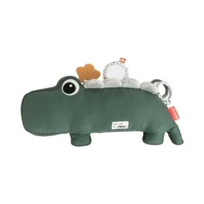 Done by Deer - Tummy time aktivitetslegetøj Croco Grøn