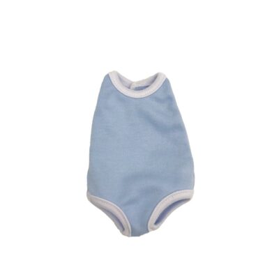 Dukketøj - 21-28 cm - Lyseblå body