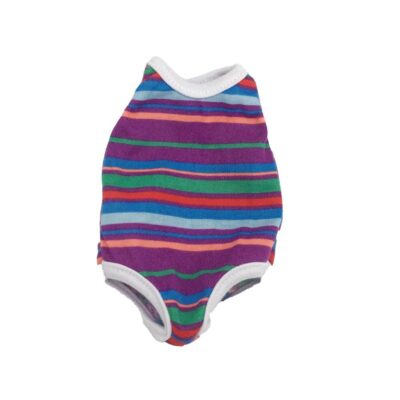 Dukketøj - 21-27 cm - Stribet body