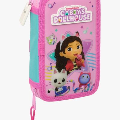 Gabby's Dollhouse Dobbelt Penalhus, Pink