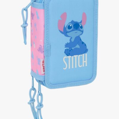 Disney Stitch Fyldt Penalhus med 3 Rum 37 Dele, Bright