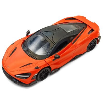 Elektrisk legetøjsbil - Sportsbil - Orange metal - MSZ