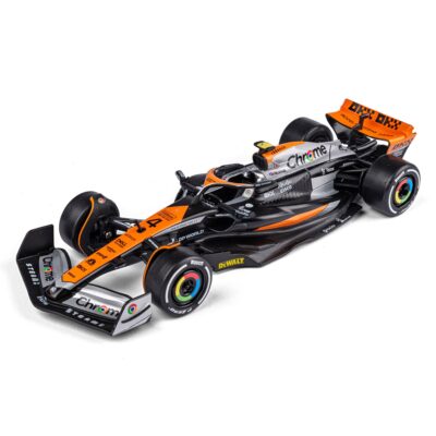 Modelbil - Formel 1 McLaren - Sort/Orange - Racerbil nr 4
