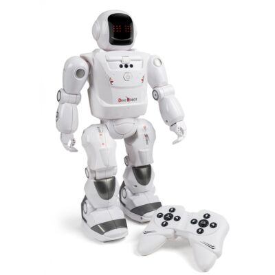 Megarobot med infrarød styring - Interaktiv Robot til Børn i hvid