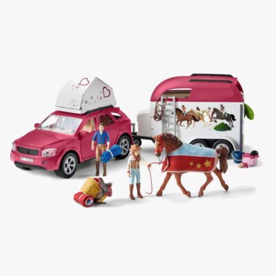 Schleich - Horse Club - Heste Eventyr med Bil og Trailer (42535)