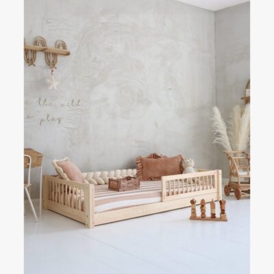 Minitude CONNOR Junior-/Montessori-seng 90x190, Natur