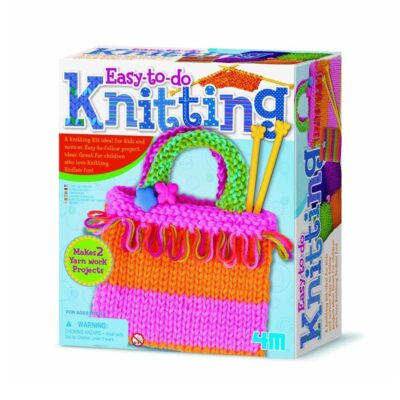 4M Girl Craft - Let-at-gå-til Strikkekunst - Fra 8 år.