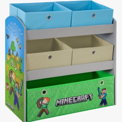 Minecraft Opbevaringsreol med Opbevaringskasser
