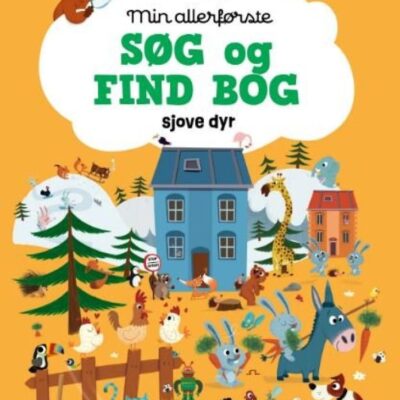 Min allerførste søg og find bog - Sjove dyr - Børnebog