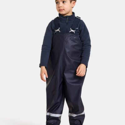 Didriksons Plaskeman Regnbukser, Navy, 130, Regntøj børn
