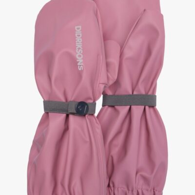 Didriksons Pileglove Forede Regnvanter, Heather Pink, 4 år