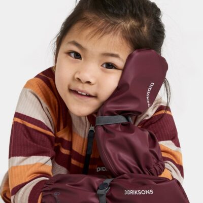 Didriksons Glove Regnvanter, Anemon Red, 0 år