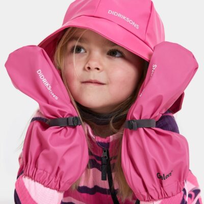 Didriksons Glove Regnvanter, Sweet Pink, 0 år