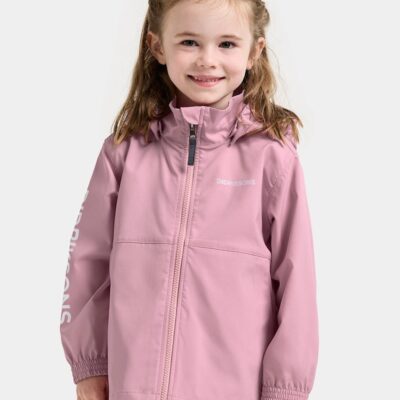 Didriksons Hindbær Vindjakke, Light Heather Pink, 110