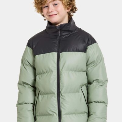 Didriksons Mega Vinterjakke, Light Moss, 140