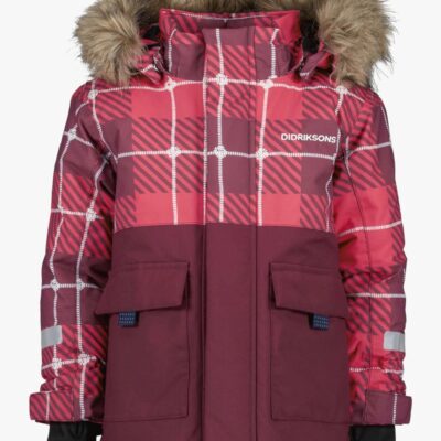 Didriksons Polarbjörn Vinterjakke, Termos Rusty Wine, 110