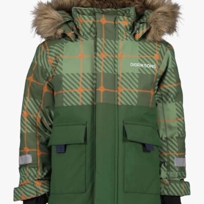 Didriksons Polarbjörn Vinterjakke, Termos Pine Green, 100