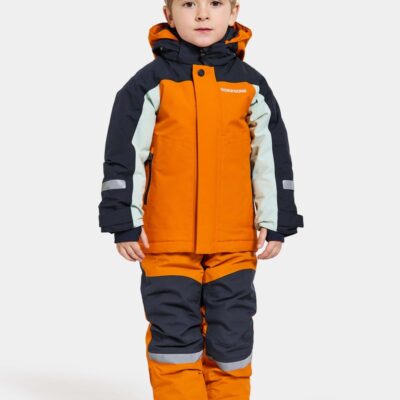 Didriksons Neptun Vinterjakke, Orange Jam, 80