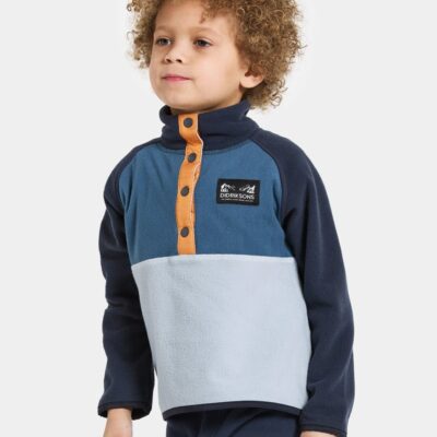 Didriksons Monte Fleecetrøje, Cloud Blue, 110