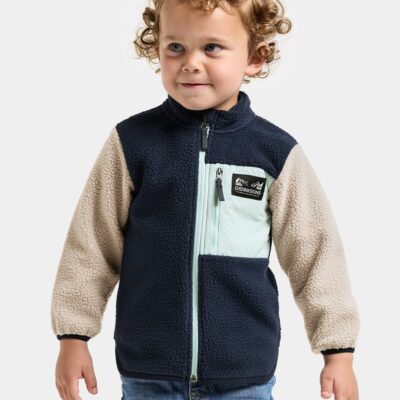 Didriksons Fleecejakke - Teddy - Anten - Ocean Mint