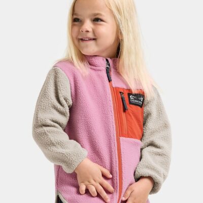 Didriksons Anten Fleecetrøje, Light Heather Pink, 120