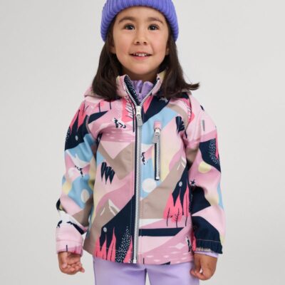 Reima Vantti Softshelljakke, Grey Pink, 92