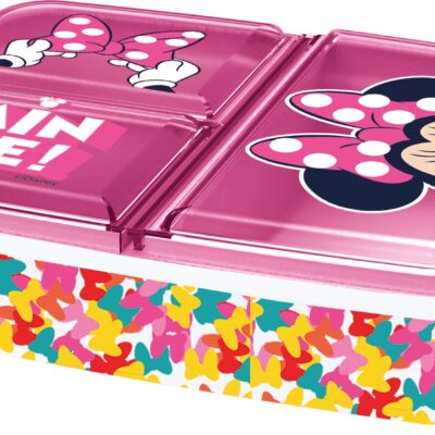 Minnie Mouse madkasse - Børnemadpakke med 3 rum